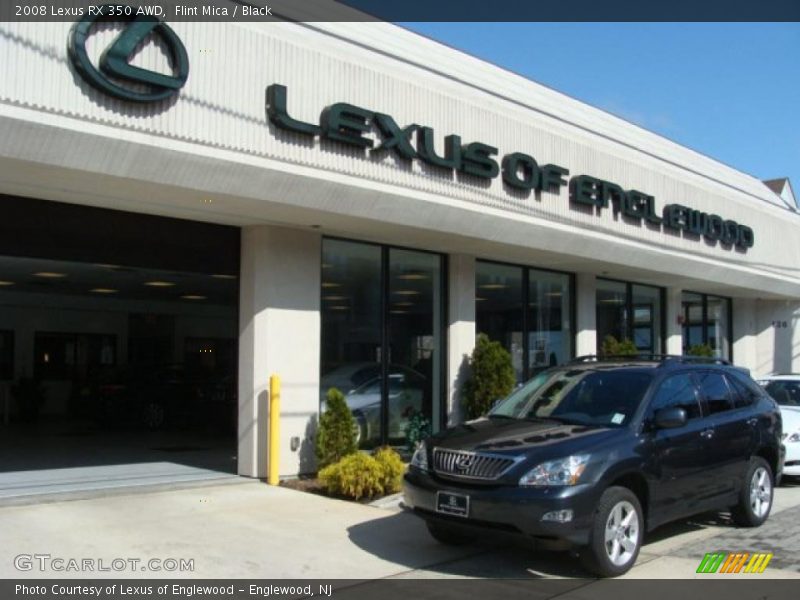 Flint Mica / Black 2008 Lexus RX 350 AWD