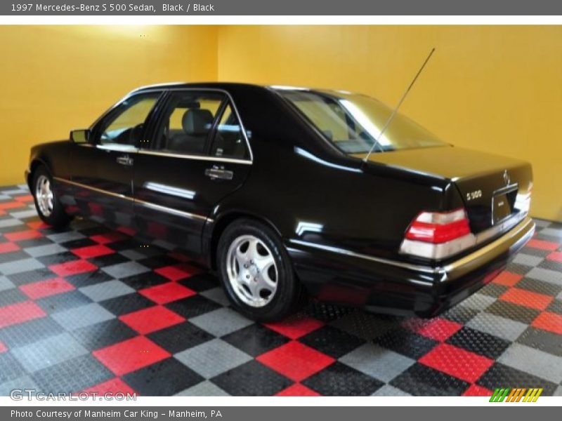 Black / Black 1997 Mercedes-Benz S 500 Sedan