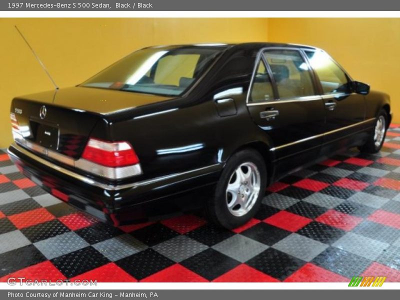 Black / Black 1997 Mercedes-Benz S 500 Sedan