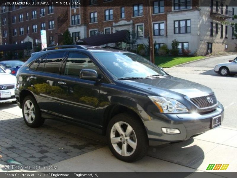 Flint Mica / Black 2008 Lexus RX 350 AWD