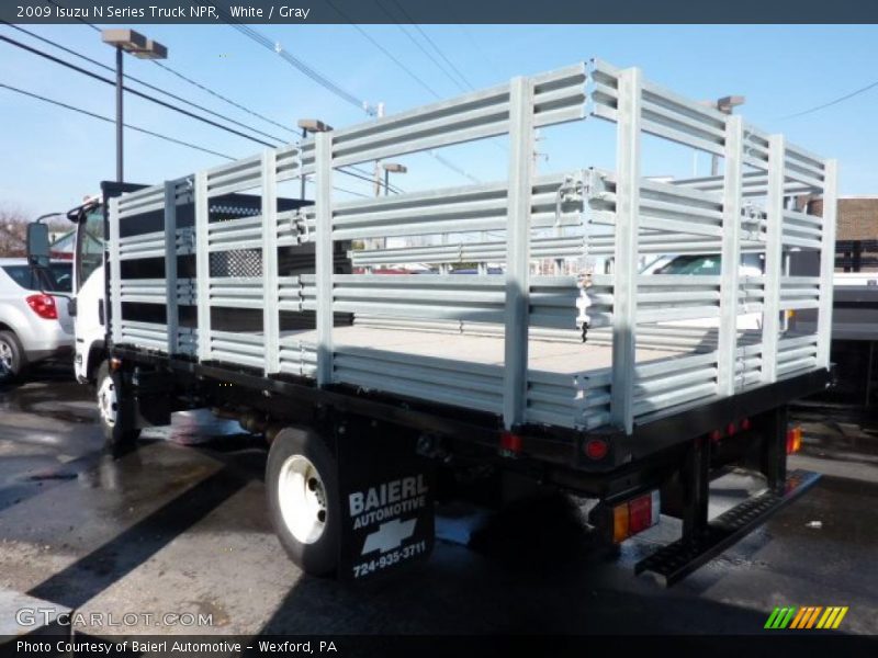 White / Gray 2009 Isuzu N Series Truck NPR