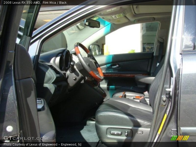 Flint Mica / Black 2008 Lexus RX 350 AWD