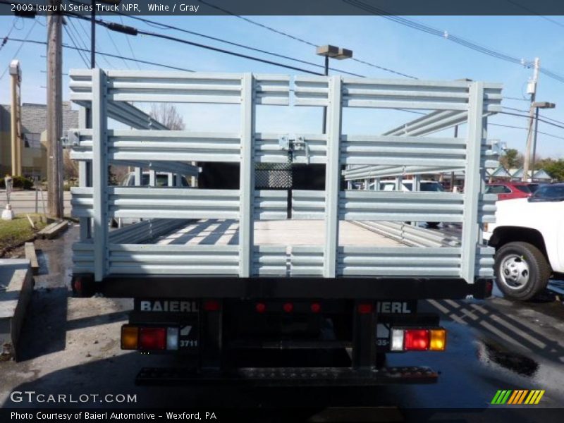 White / Gray 2009 Isuzu N Series Truck NPR