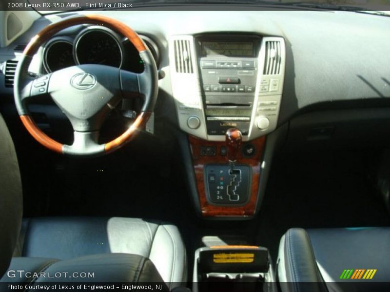 Flint Mica / Black 2008 Lexus RX 350 AWD