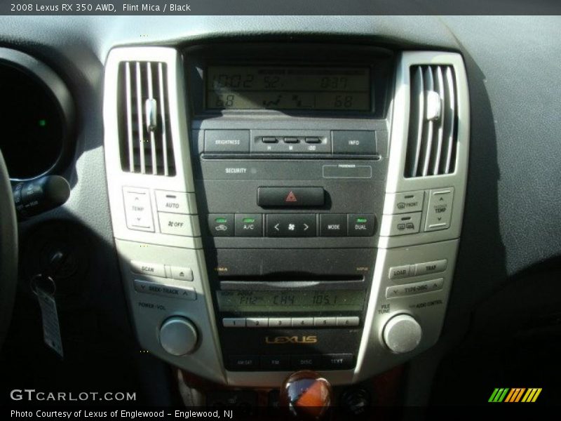 Flint Mica / Black 2008 Lexus RX 350 AWD