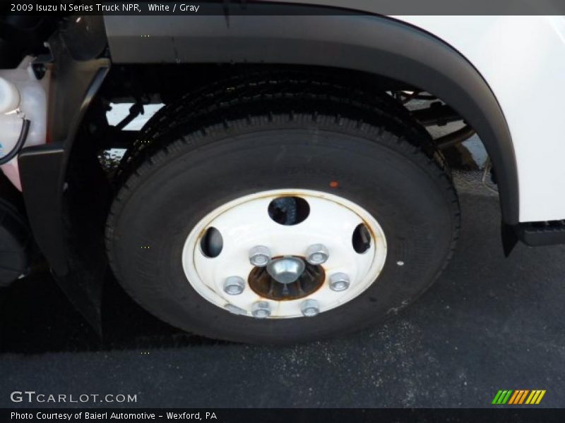 White / Gray 2009 Isuzu N Series Truck NPR