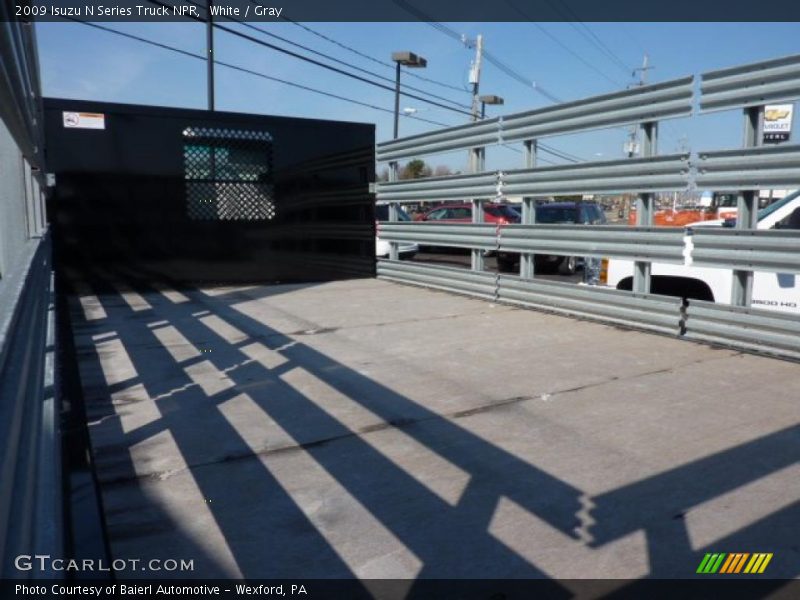 White / Gray 2009 Isuzu N Series Truck NPR