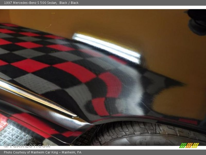 Black / Black 1997 Mercedes-Benz S 500 Sedan