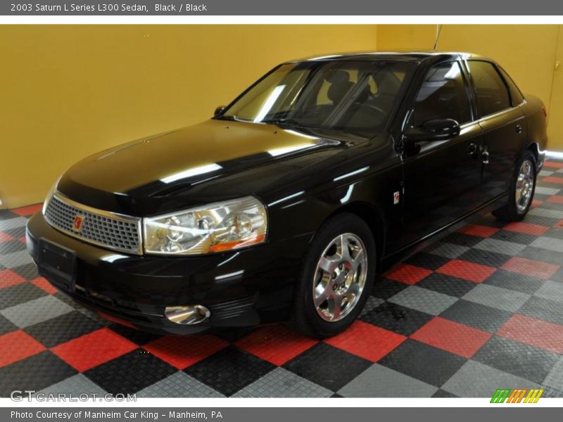 Black / Black 2003 Saturn L Series L300 Sedan