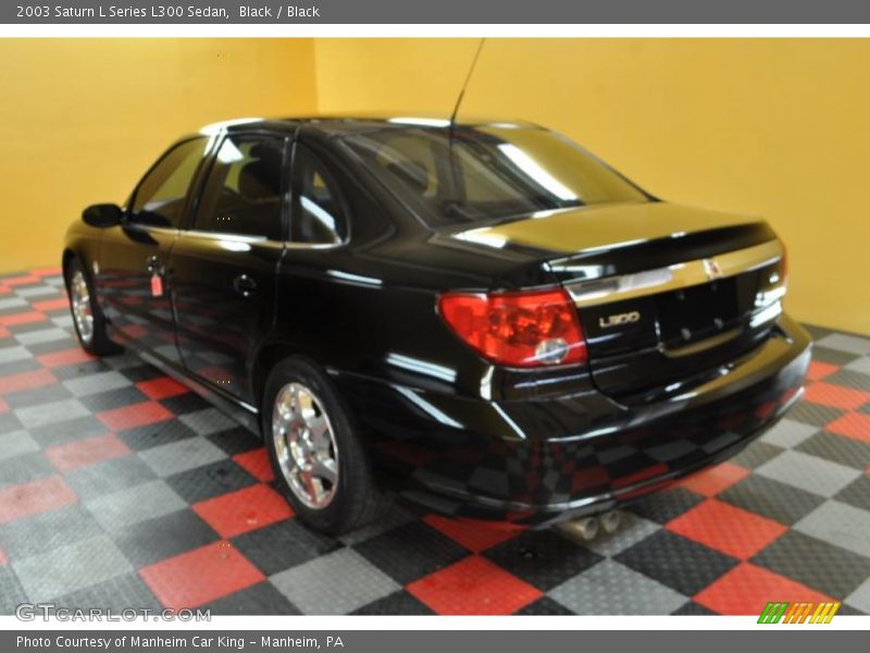 Black / Black 2003 Saturn L Series L300 Sedan