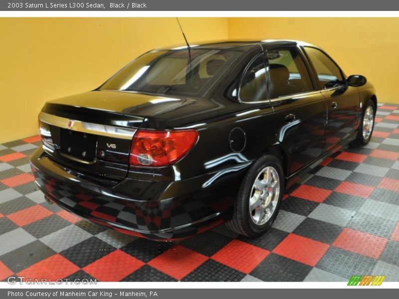 Black / Black 2003 Saturn L Series L300 Sedan