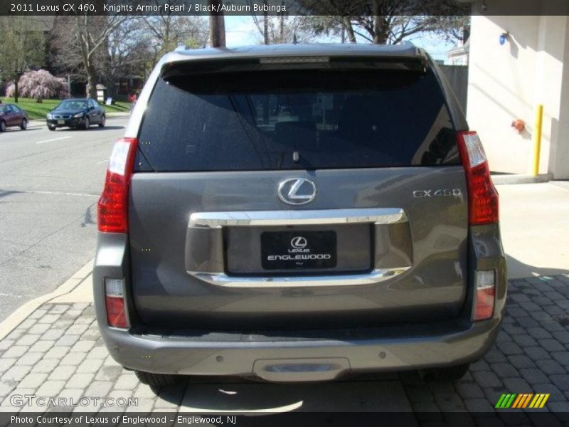 Knights Armor Pearl / Black/Auburn Bubinga 2011 Lexus GX 460