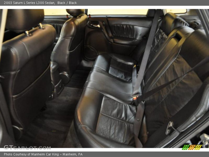 Black / Black 2003 Saturn L Series L300 Sedan