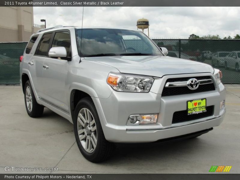 Classic Silver Metallic / Black Leather 2011 Toyota 4Runner Limited