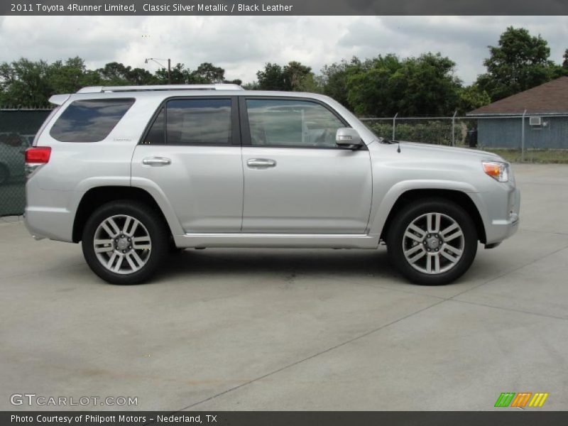 Classic Silver Metallic / Black Leather 2011 Toyota 4Runner Limited