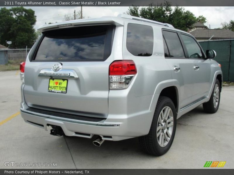 Classic Silver Metallic / Black Leather 2011 Toyota 4Runner Limited