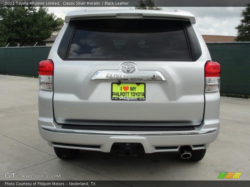Classic Silver Metallic / Black Leather 2011 Toyota 4Runner Limited
