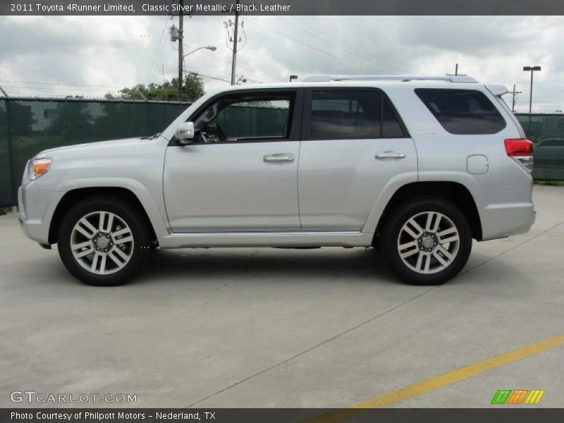 Classic Silver Metallic / Black Leather 2011 Toyota 4Runner Limited
