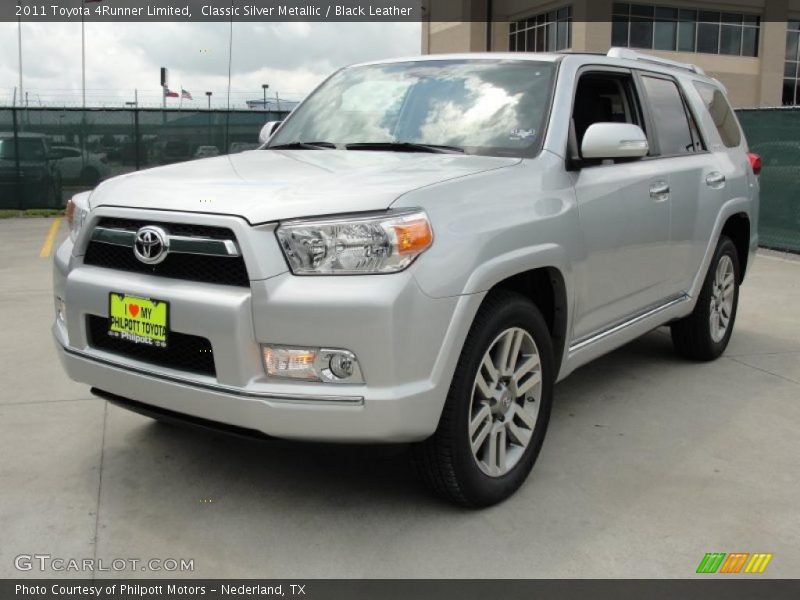 Classic Silver Metallic / Black Leather 2011 Toyota 4Runner Limited