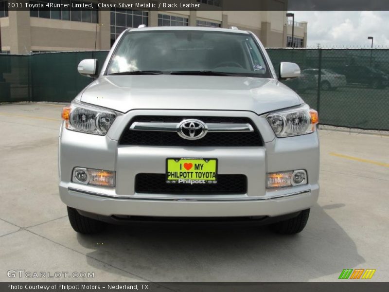 Classic Silver Metallic / Black Leather 2011 Toyota 4Runner Limited