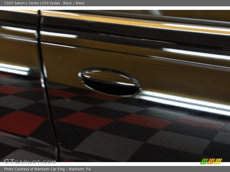 Black / Black 2003 Saturn L Series L300 Sedan