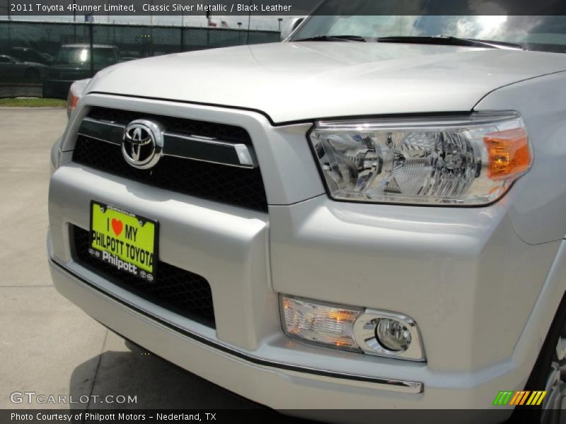 Classic Silver Metallic / Black Leather 2011 Toyota 4Runner Limited