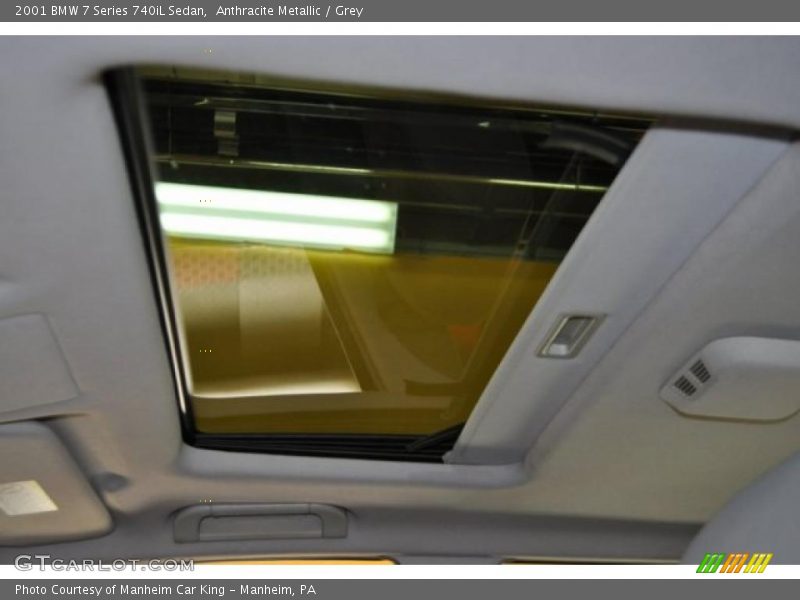 Anthracite Metallic / Grey 2001 BMW 7 Series 740iL Sedan