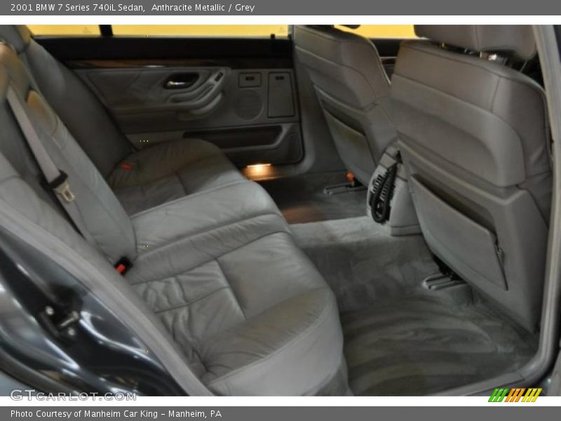 Anthracite Metallic / Grey 2001 BMW 7 Series 740iL Sedan