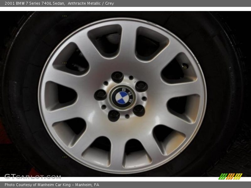 Anthracite Metallic / Grey 2001 BMW 7 Series 740iL Sedan