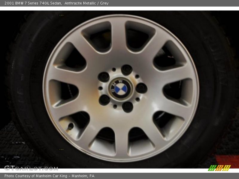 Anthracite Metallic / Grey 2001 BMW 7 Series 740iL Sedan