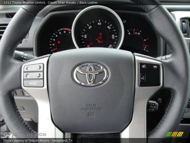 Classic Silver Metallic / Black Leather 2011 Toyota 4Runner Limited