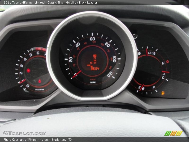 Classic Silver Metallic / Black Leather 2011 Toyota 4Runner Limited