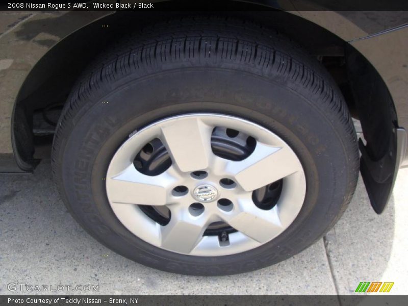 Wicked Black / Black 2008 Nissan Rogue S AWD