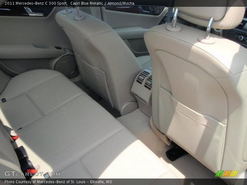 Capri Blue Metallic / Almond/Mocha 2011 Mercedes-Benz C 300 Sport