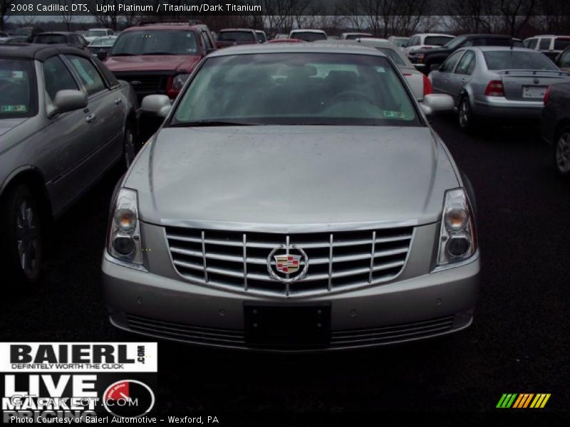 Light Platinum / Titanium/Dark Titanium 2008 Cadillac DTS