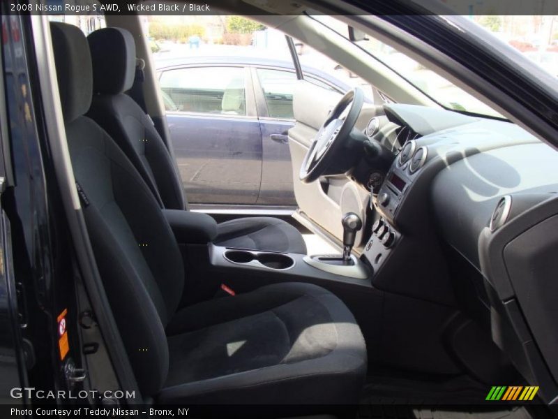 Wicked Black / Black 2008 Nissan Rogue S AWD