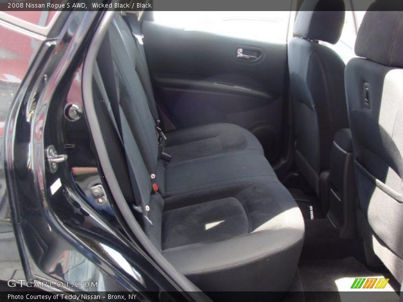 Wicked Black / Black 2008 Nissan Rogue S AWD
