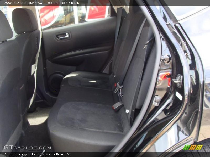 Wicked Black / Black 2008 Nissan Rogue S AWD