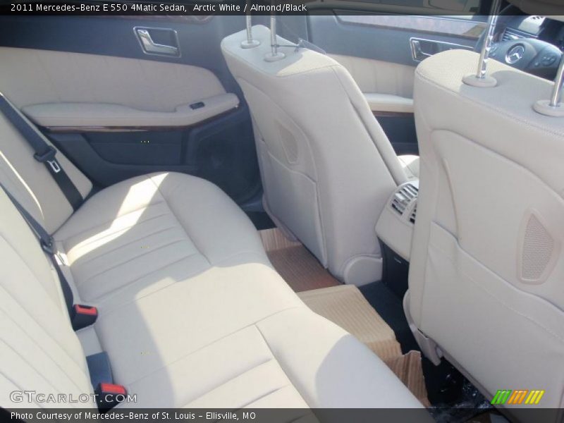 Arctic White / Almond/Black 2011 Mercedes-Benz E 550 4Matic Sedan