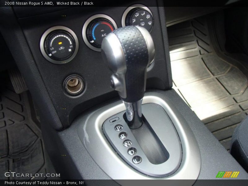 Wicked Black / Black 2008 Nissan Rogue S AWD
