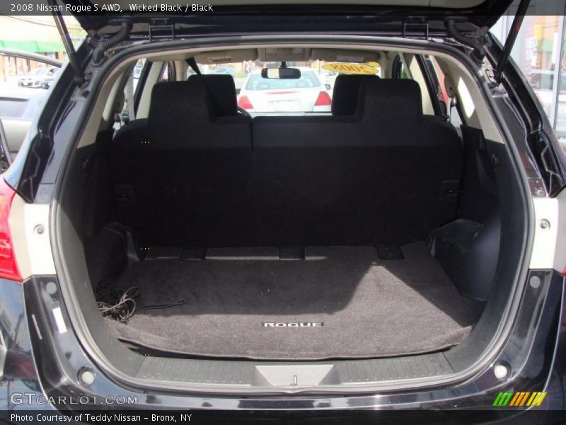 Wicked Black / Black 2008 Nissan Rogue S AWD