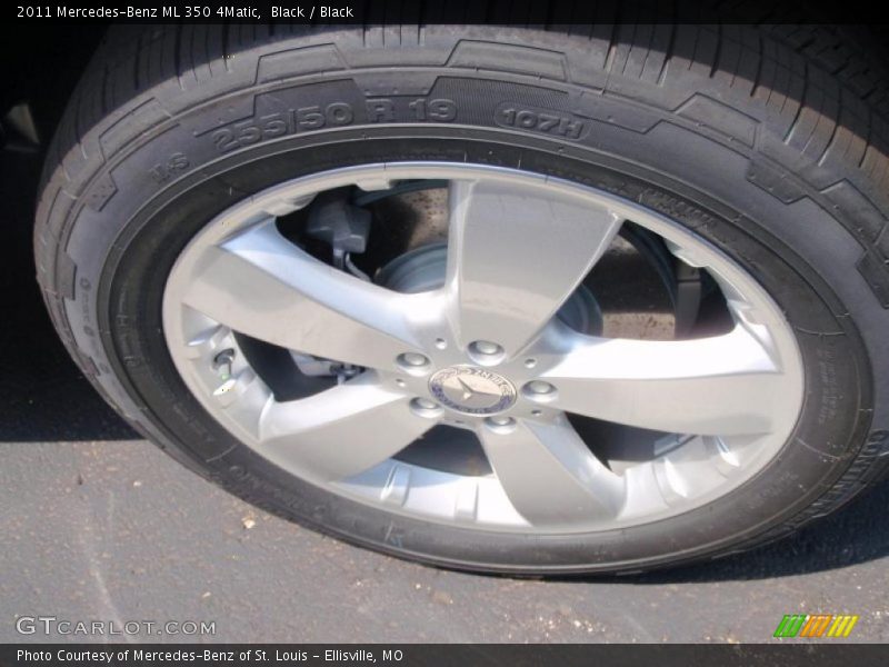 Black / Black 2011 Mercedes-Benz ML 350 4Matic