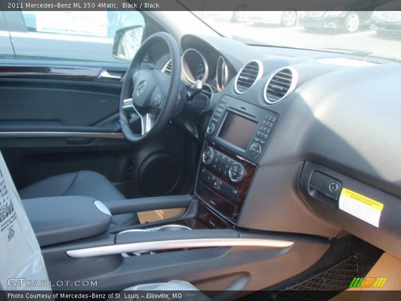 Black / Black 2011 Mercedes-Benz ML 350 4Matic