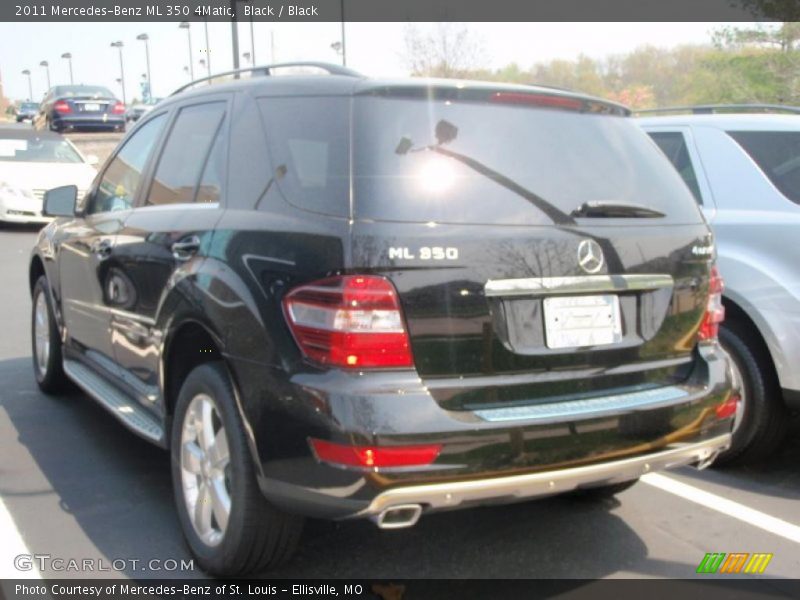 Black / Black 2011 Mercedes-Benz ML 350 4Matic