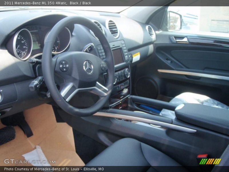 Black / Black 2011 Mercedes-Benz ML 350 4Matic