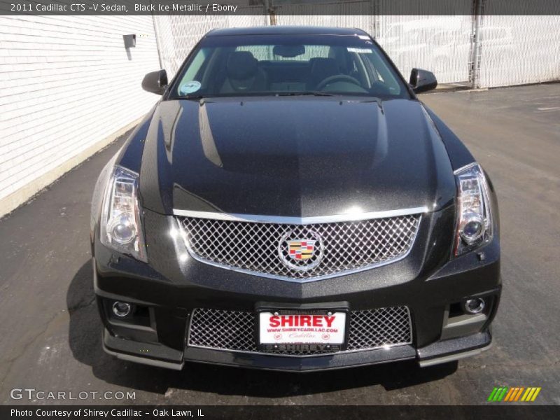 Black Ice Metallic / Ebony 2011 Cadillac CTS -V Sedan