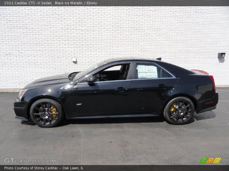 Black Ice Metallic / Ebony 2011 Cadillac CTS -V Sedan