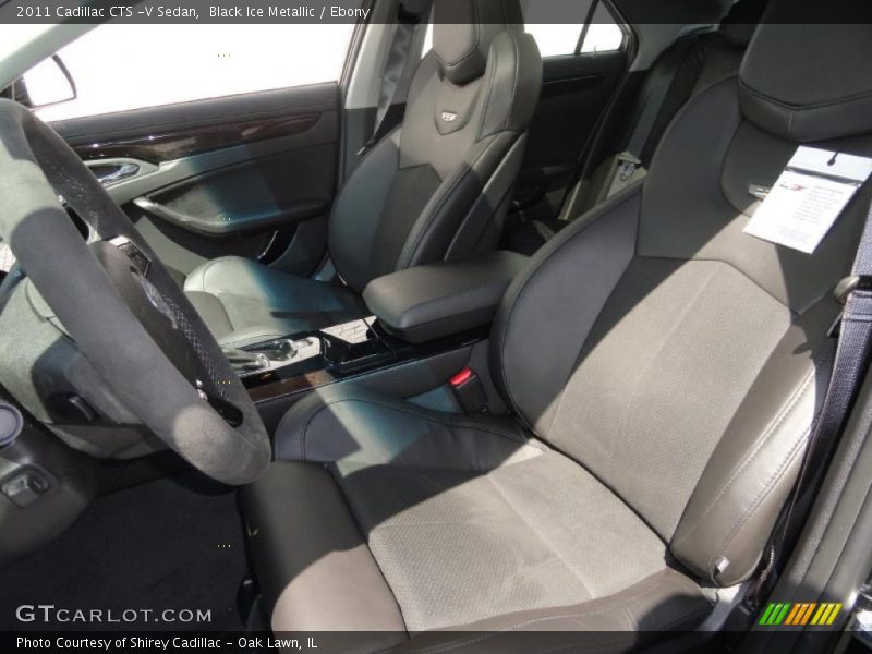 Black Ice Metallic / Ebony 2011 Cadillac CTS -V Sedan