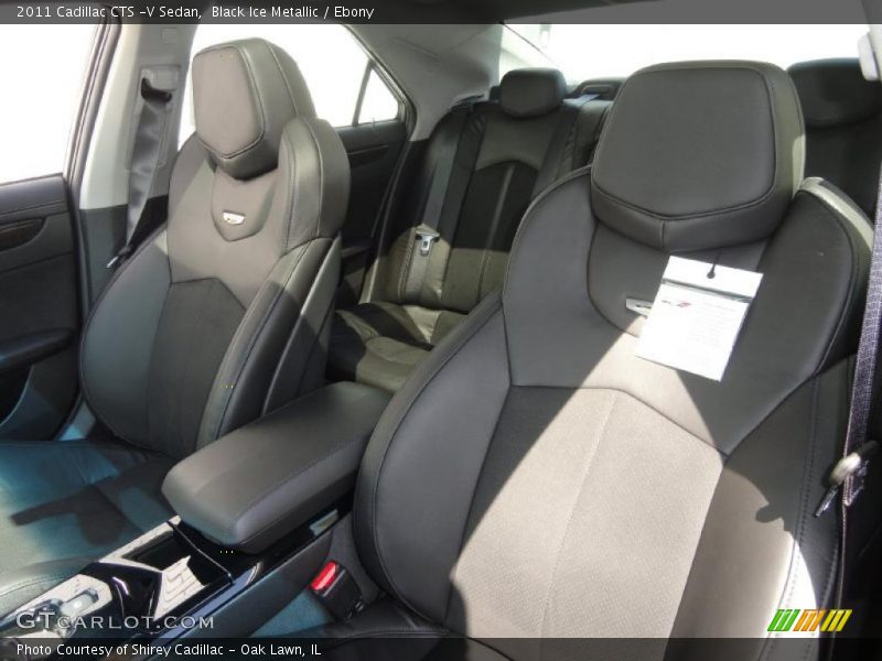Black Ice Metallic / Ebony 2011 Cadillac CTS -V Sedan