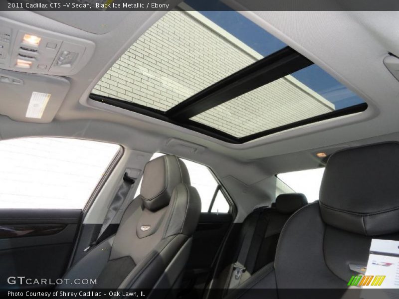 Black Ice Metallic / Ebony 2011 Cadillac CTS -V Sedan